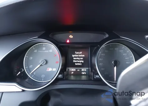 2013 Audi S5 3.0T Premium Plus z USA, uszkodzony, nr VIN WAUCGAFR2DA064204